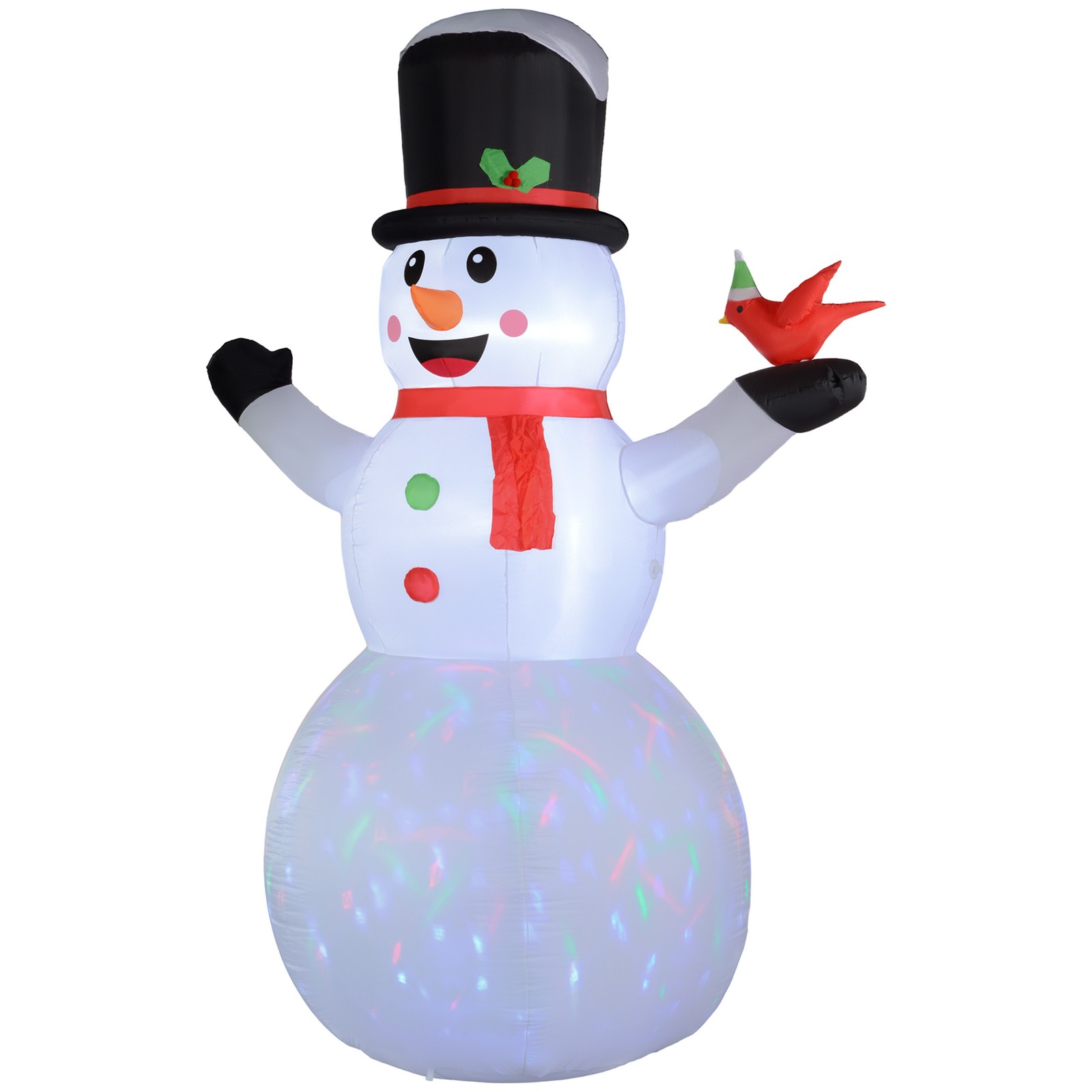 12ft Giant Inflatable Snowman - Lighted Christmas Blow Up Decor