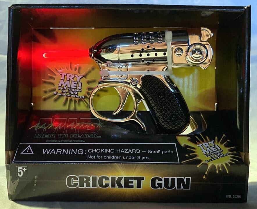 Men in Black Alien Attack Noisy Cricket Gun Movie Replica with Sound and Light
