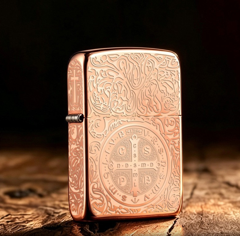 ZORRO 1941 Replica Kerosene Lighter, 5-Side Exquisite Engraving Constantine