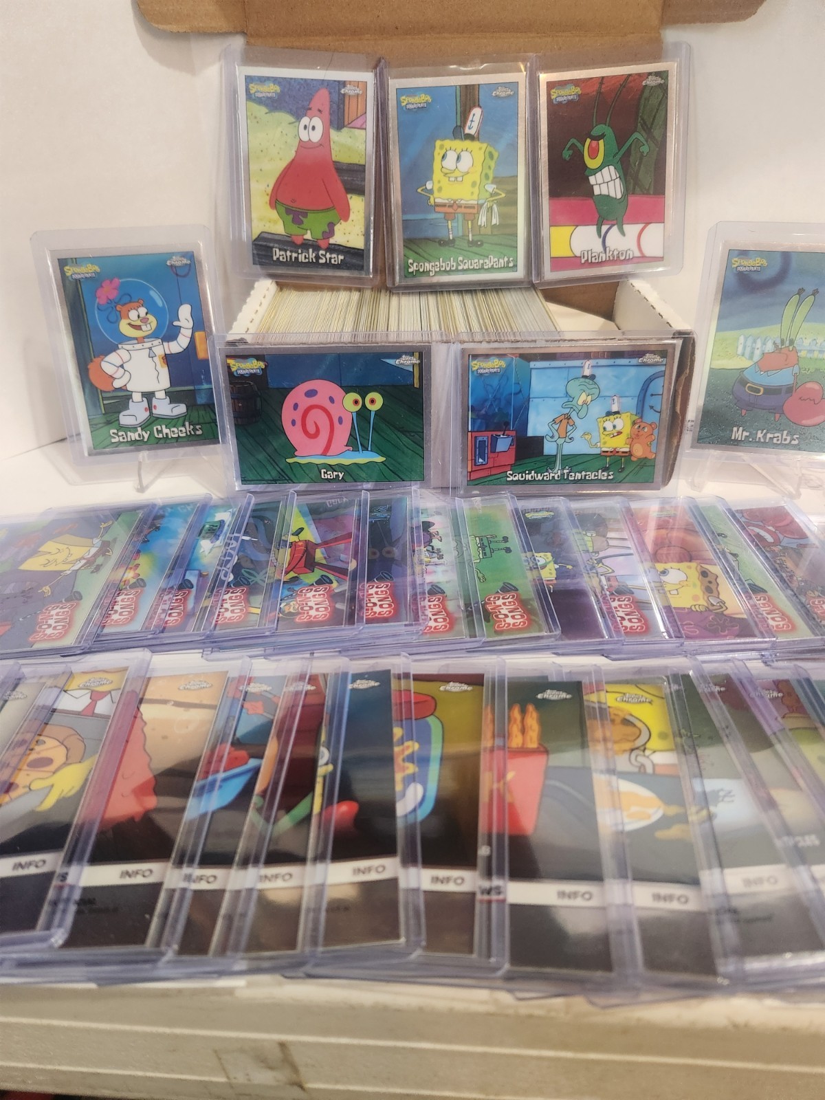 2025 Topps Chrome Spongebob 25th~Complete Base Set w/SongSongs/Kelp Reviews Sets