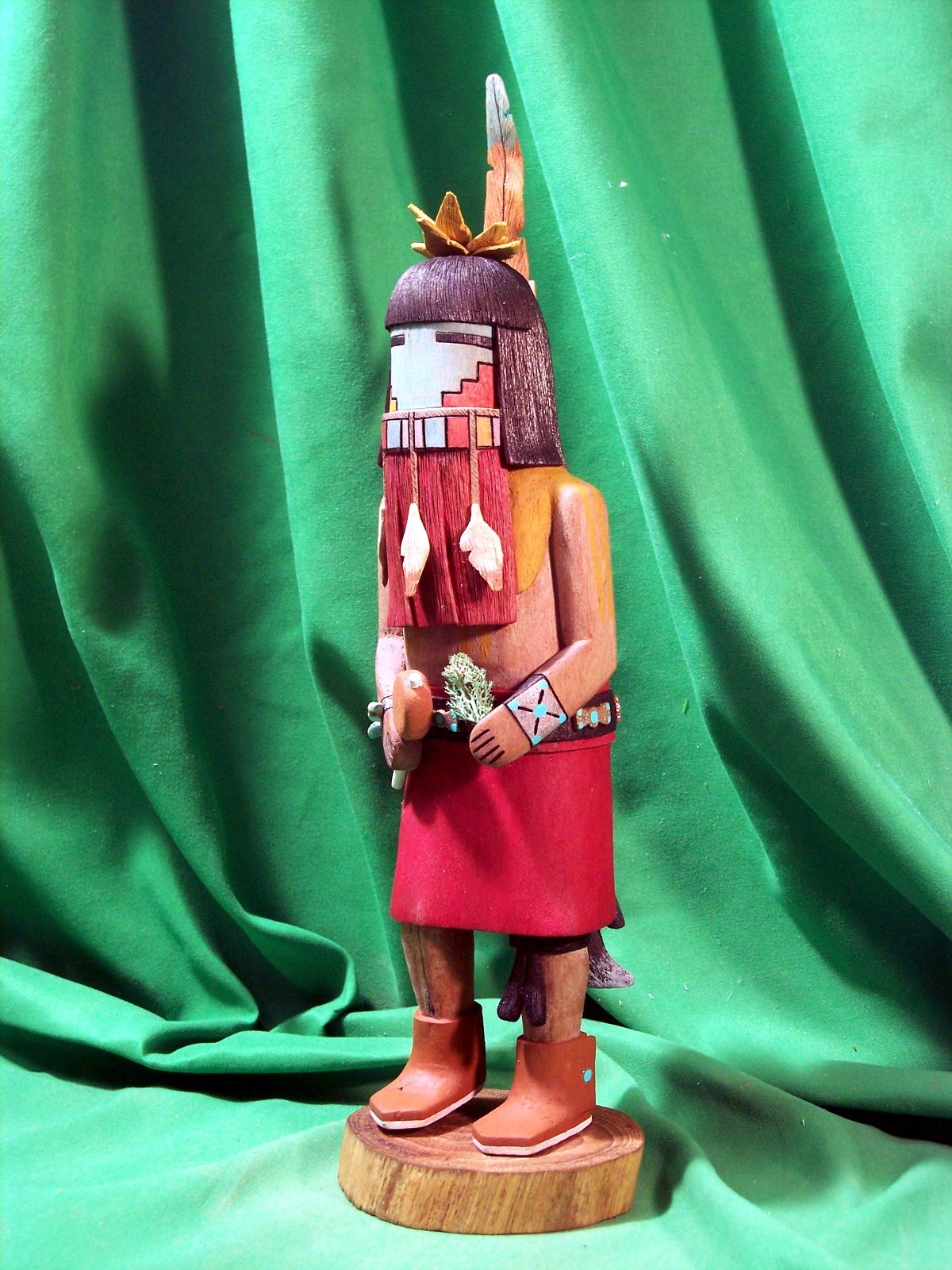 Hopi Kachina Doll - The Navajo Longhair Kachina - Rarely Carved