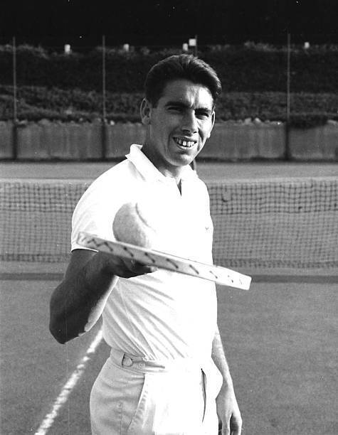 The Spanish Tennis Player Manolo Santana Old Photo 3