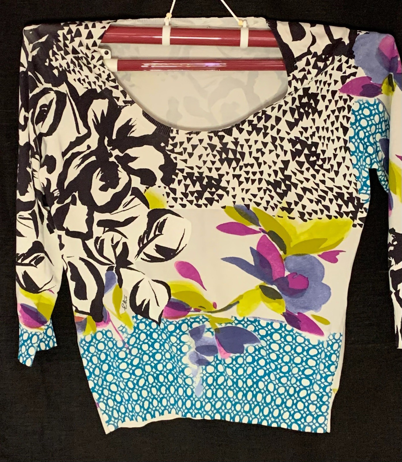 ETRO Fine Knit, 85% Silk Top - Size EU 48