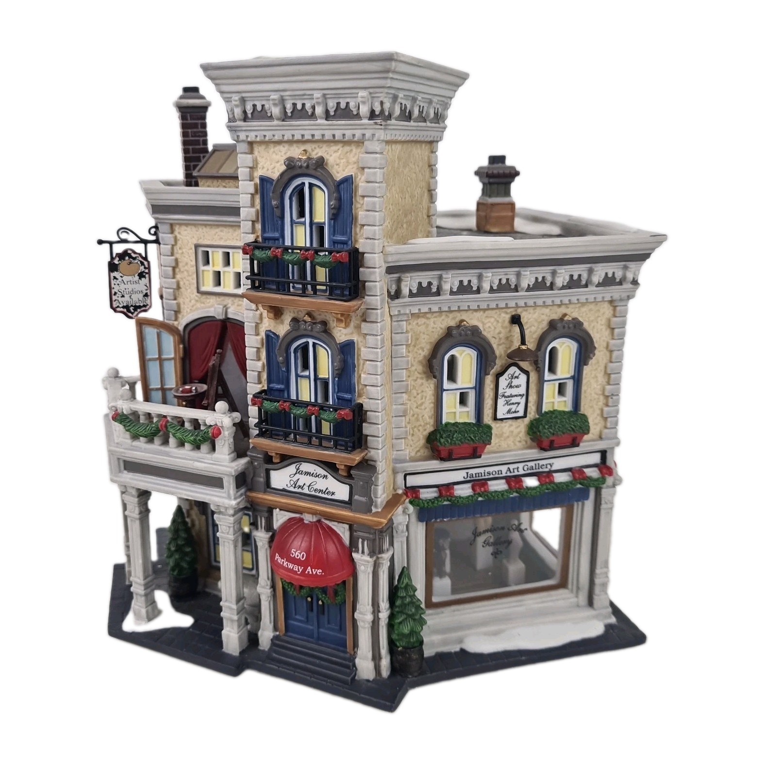 🚨 Department 56 Jamison Art Center 59261 Christmas In The City Lighted Building