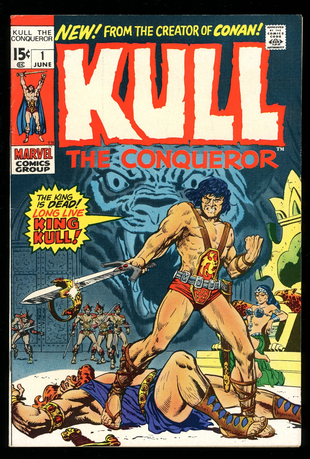 Kull the Conqueror #1 (Marvel, 1971) VF+ 8.5