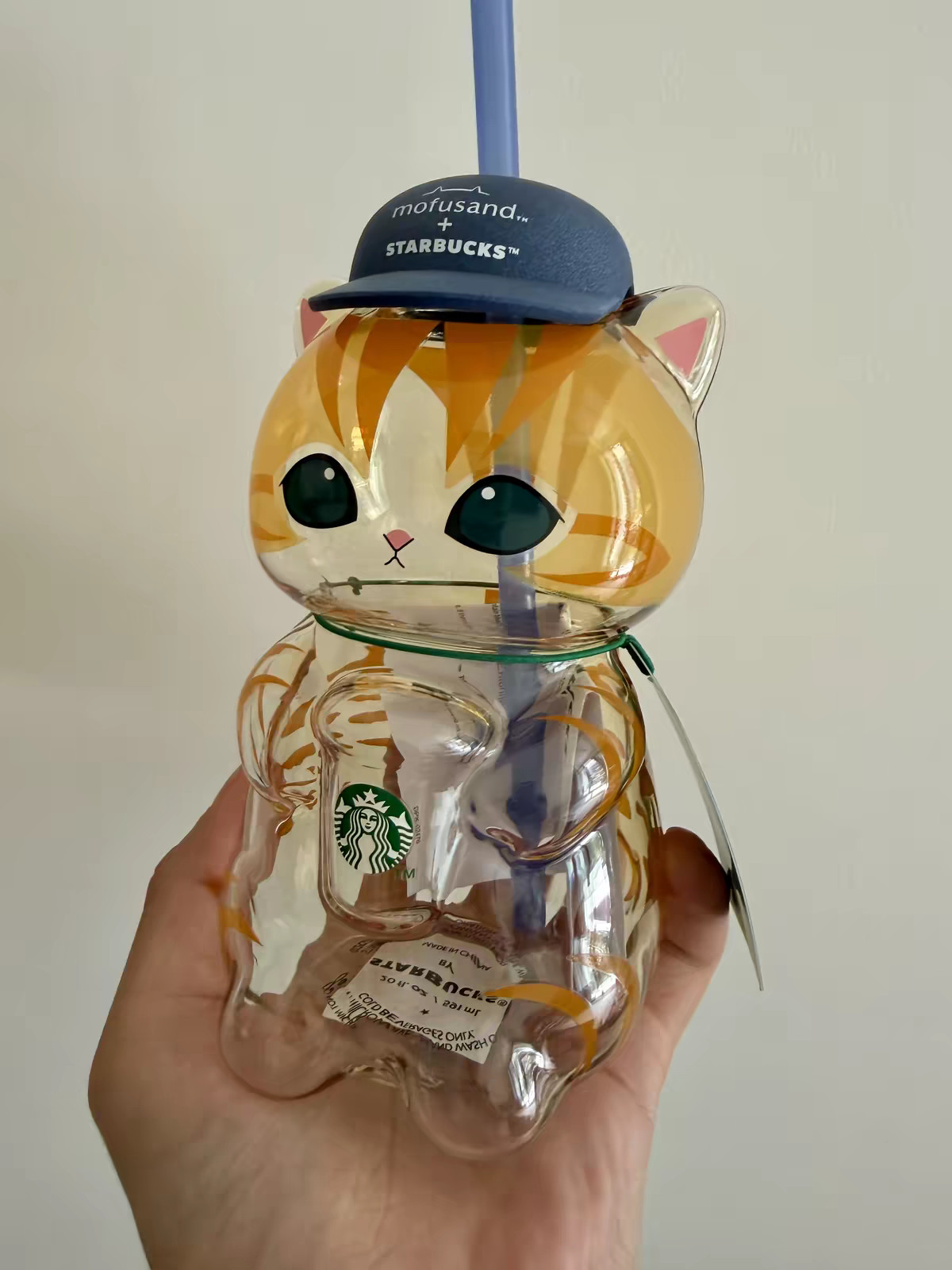 Pre-sale Starbucks Singapore Mofusand Collaboration Tumbler Mug Bottle Keychain