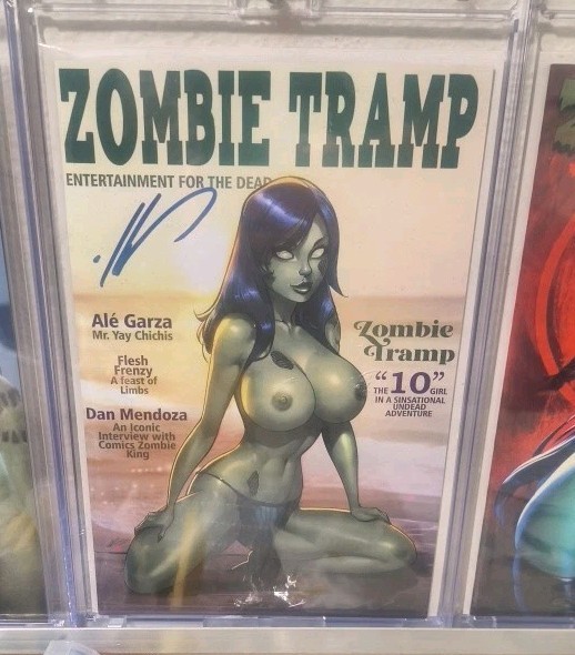 Zombie Tramp Birth Of The Cruel 2 Ale Garza Cover Signed With COA