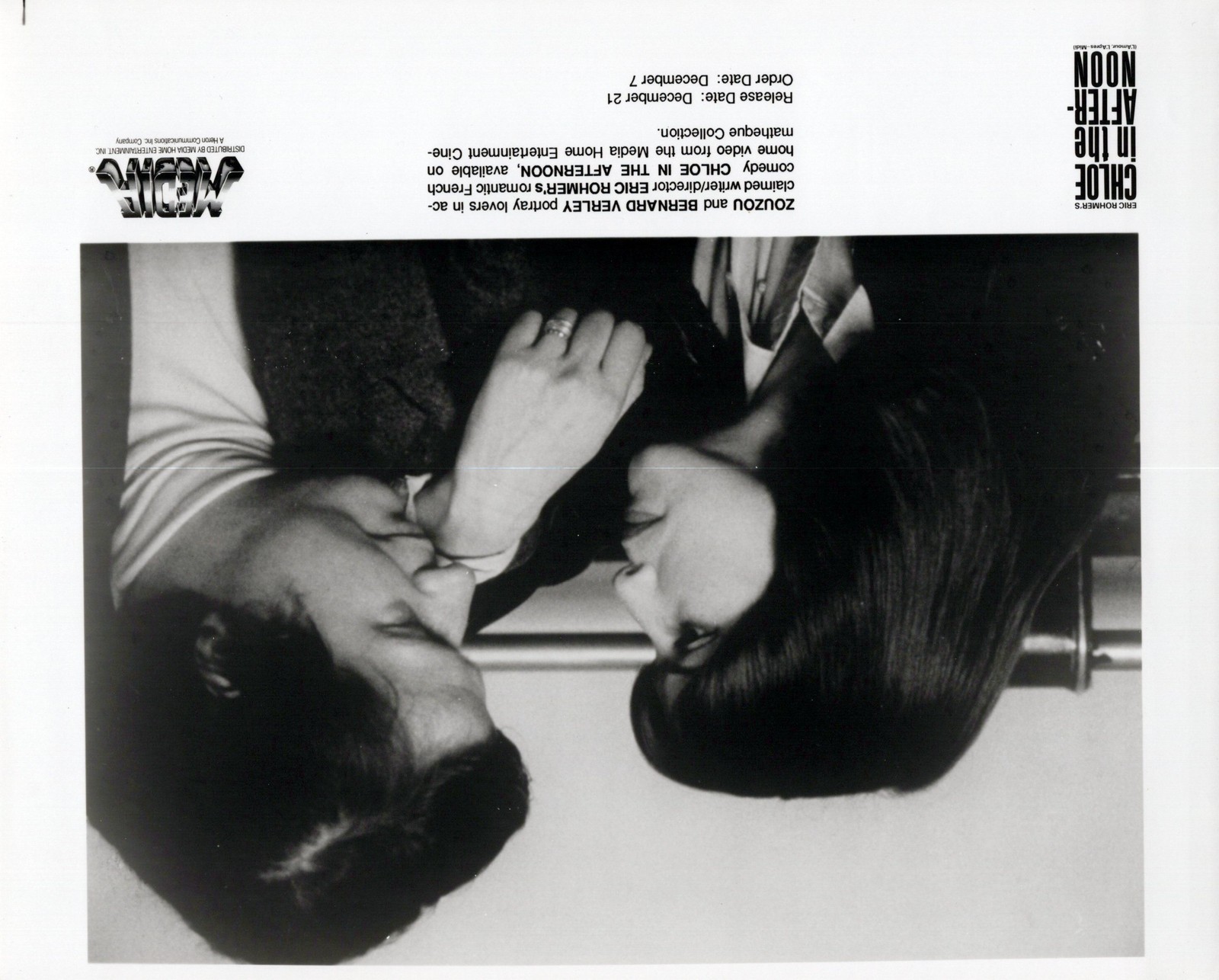 Zouzou, Bernard Verley in Chloé in the Afternoon (1972) ❤ Press Photo 1488K