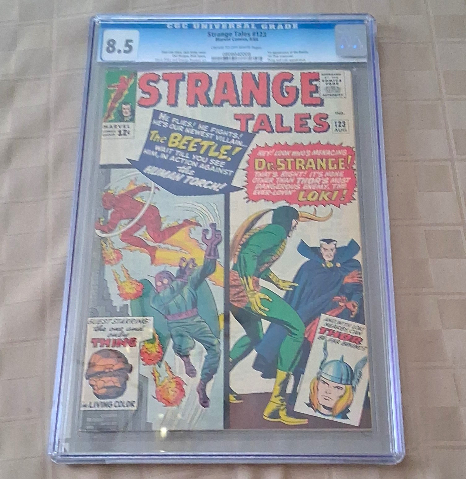 Marvel Strange Tales #123 1964 Silver Age 1st Appearance CGC 8.5 VF+