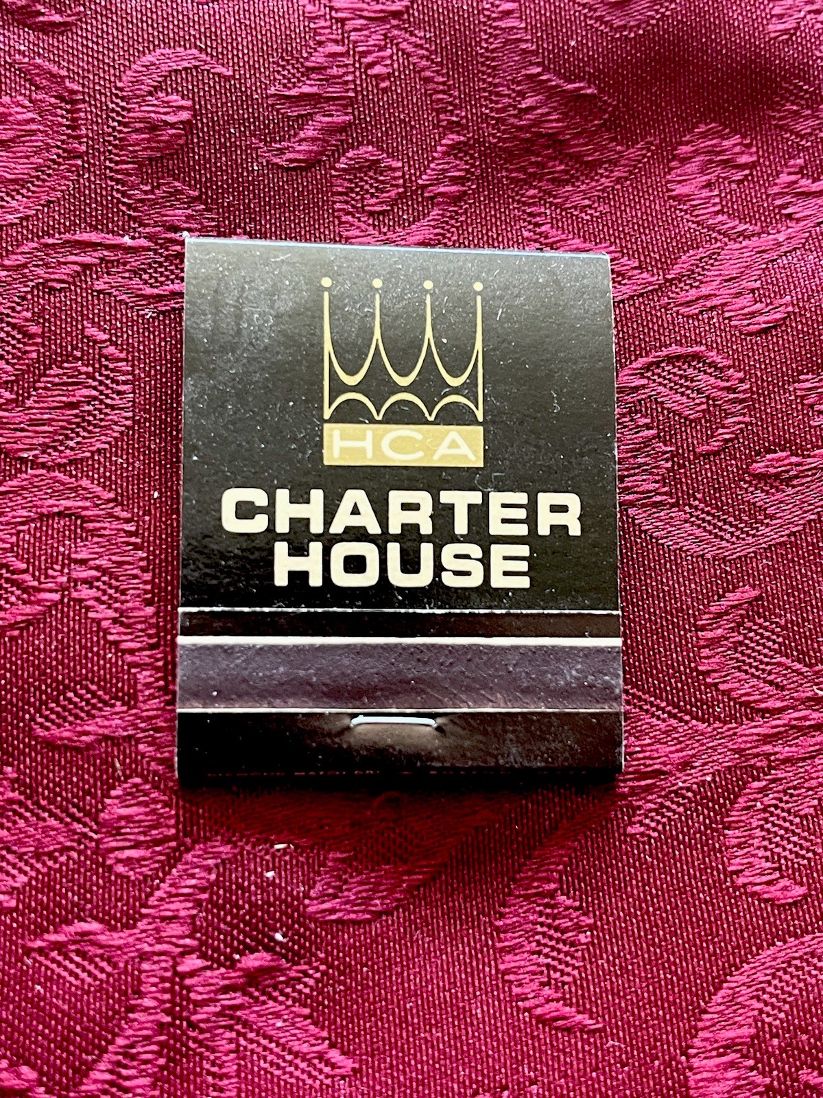 Vintage Matchcover - Charter House, HCA Hotel Corporation of America UNSTRUCK