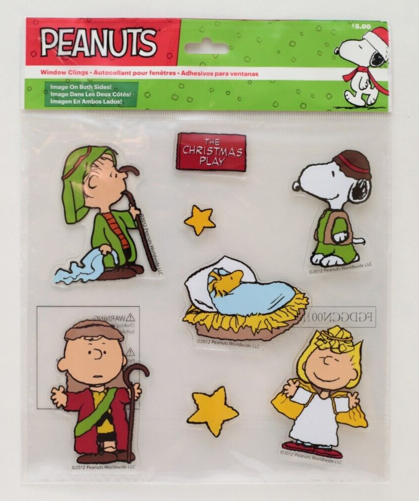 Peanuts Christmas Nativity Window Clings Jelz (The Christmas Play) 2012