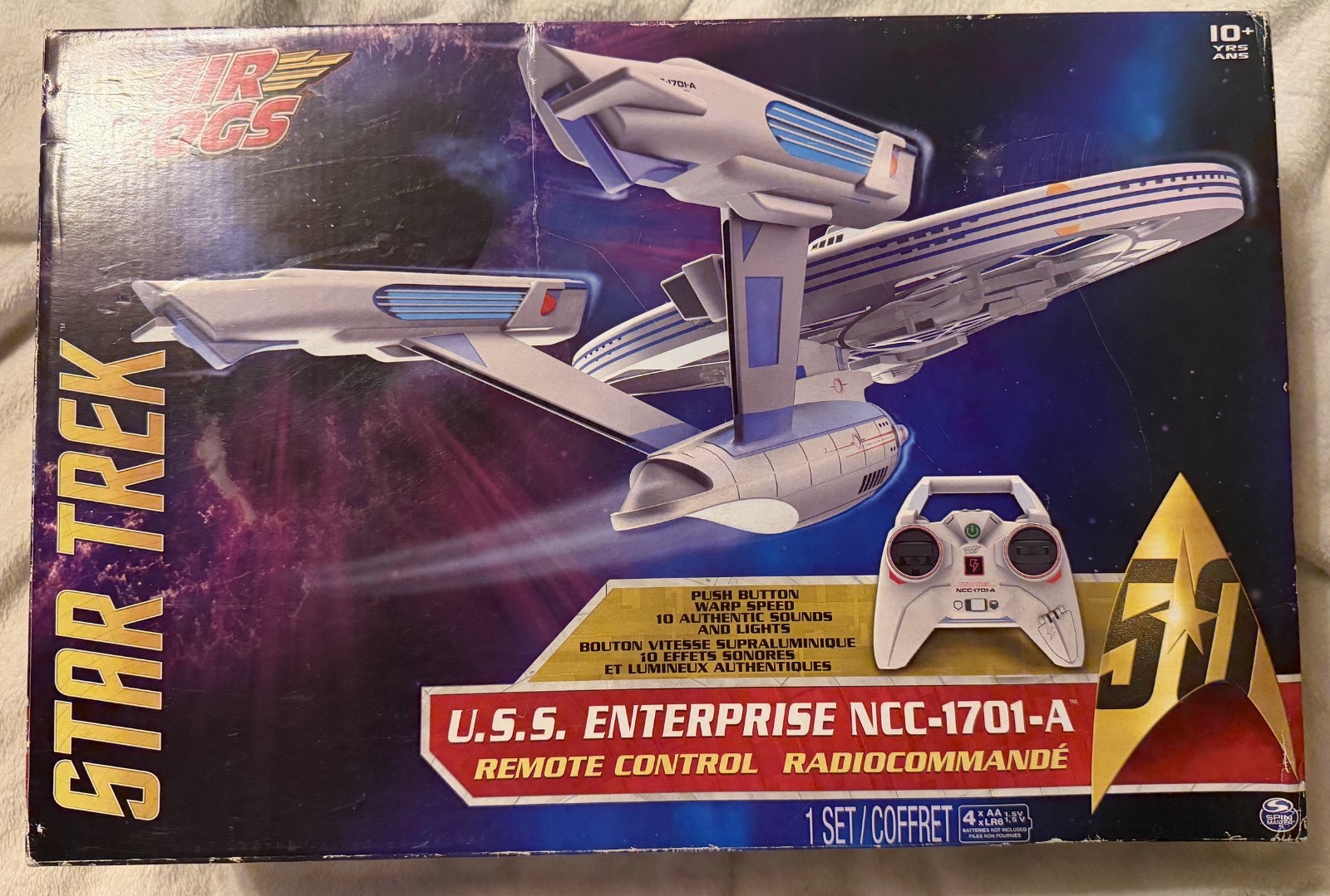 Air Hogs Star Trek U.S.S. Enterprise NCC-1701-A RC Drone – 50th Anniversary