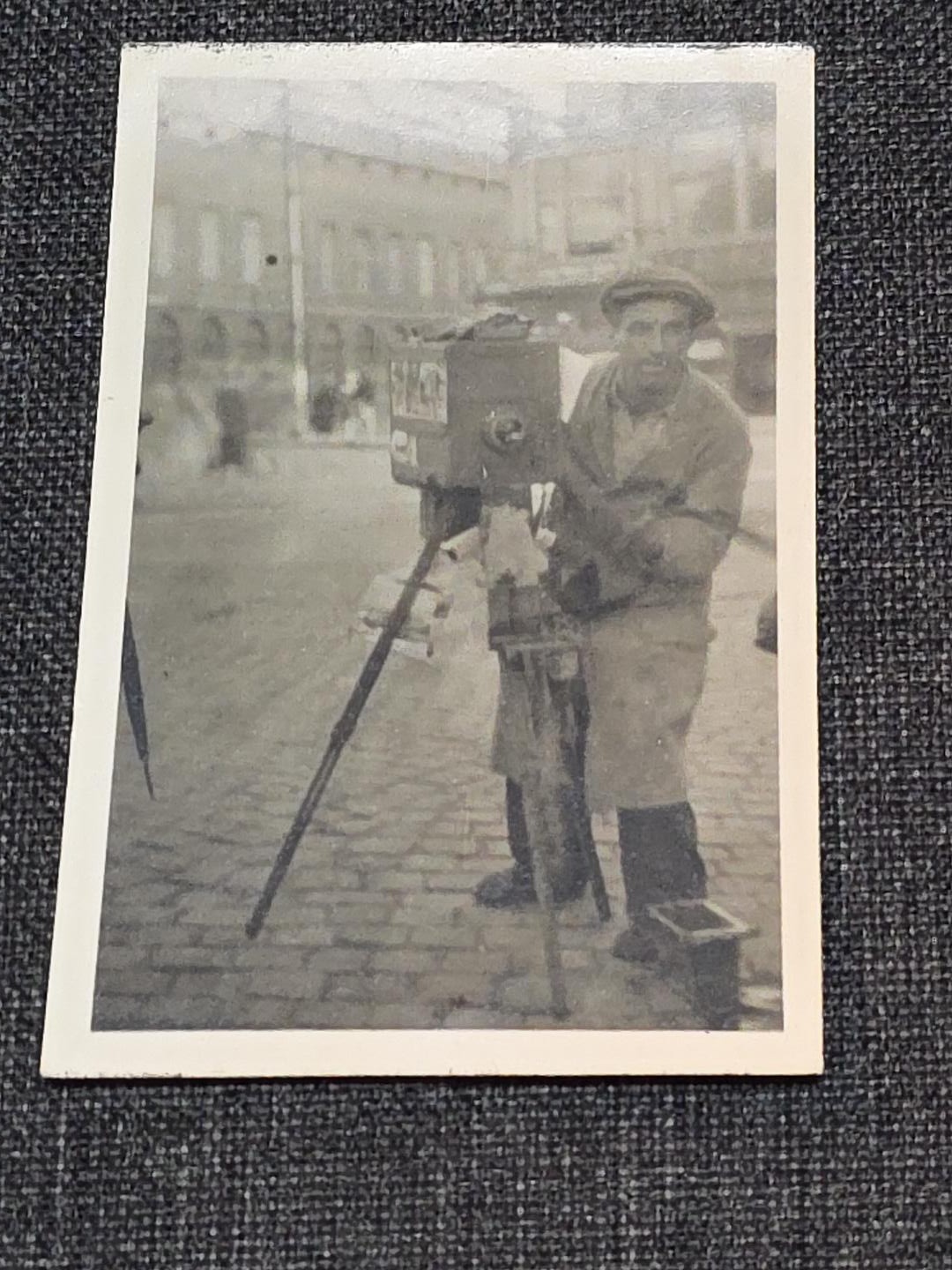 Antique Jewish Street Photographer Box Camera Candid Photo 1920s 1930s