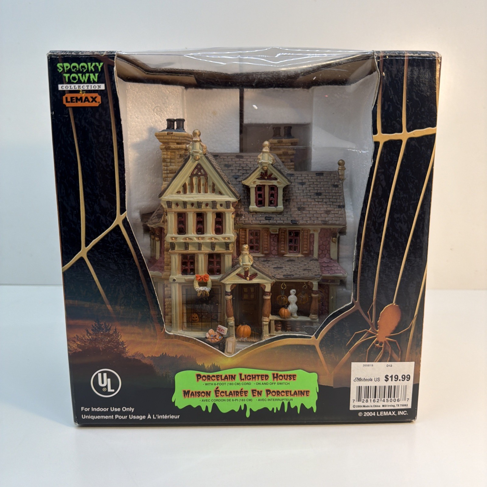 Lemax Spooky Town Trick or Treaters\' Haven Halloween House in Box 2004