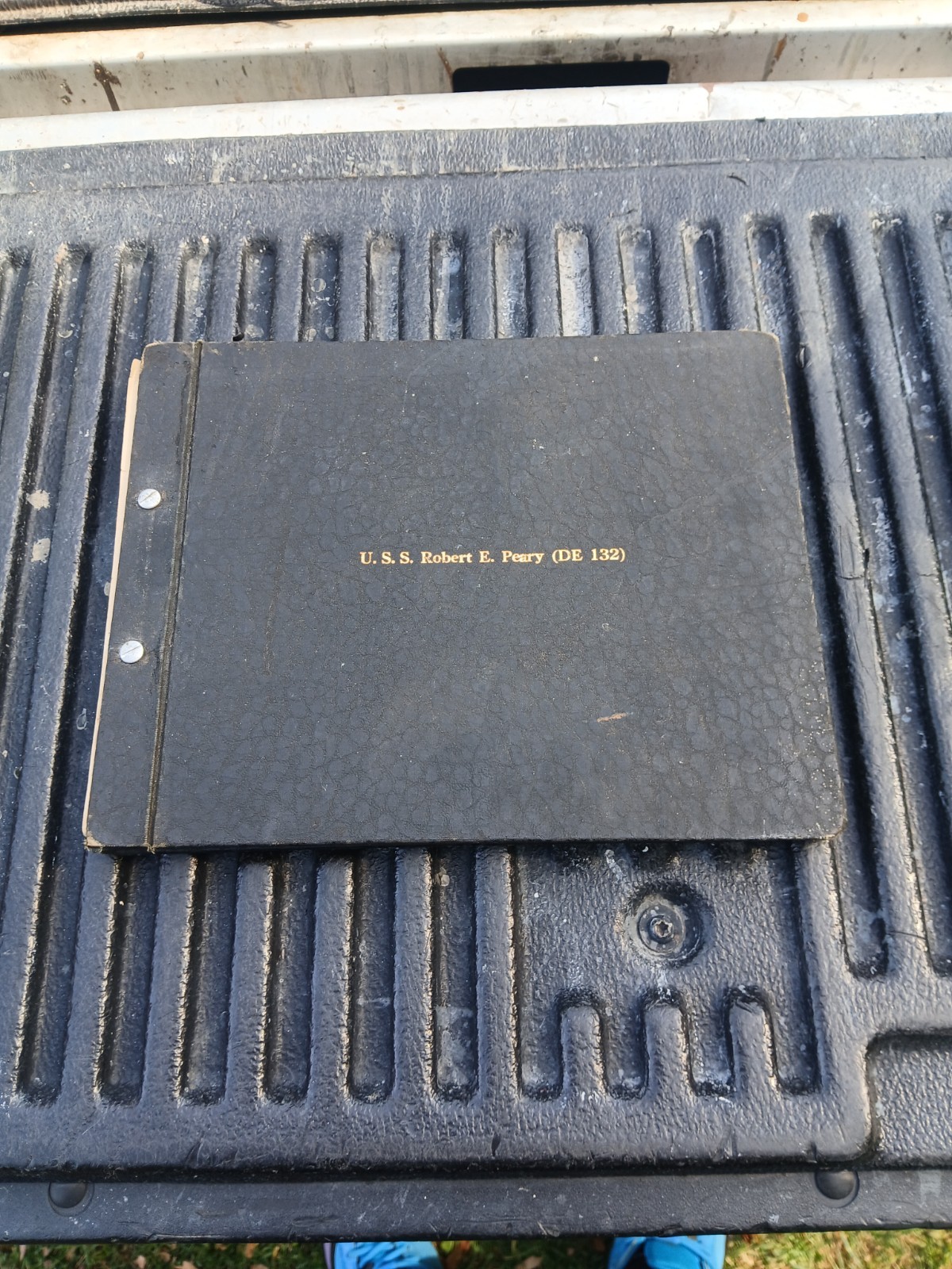 U.S.S. Robert E. Peary (DE 132) Ships Order Book Rare