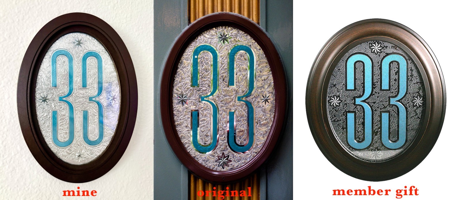 Disneyland Club 33 Replica Entry Sign Plaque 1968-2013 Custom Prop #5/33
