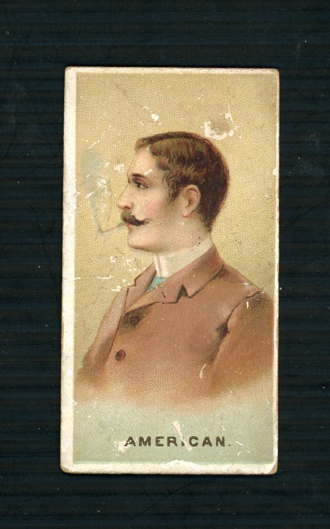 1888 Allen & Ginter World\'s Smokers (N33) American (Key Card) 1888 Allen & Ginter World\'s Smokers (N33) American (Key Card)
