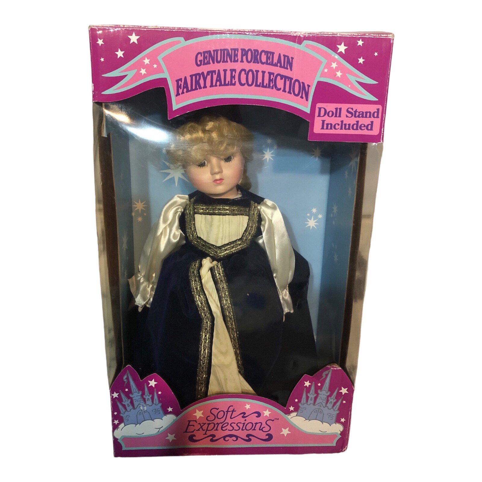 Dandee Soft Expressions Genuine Porcelain Repunzel Collectors Doll Vintage BOXED