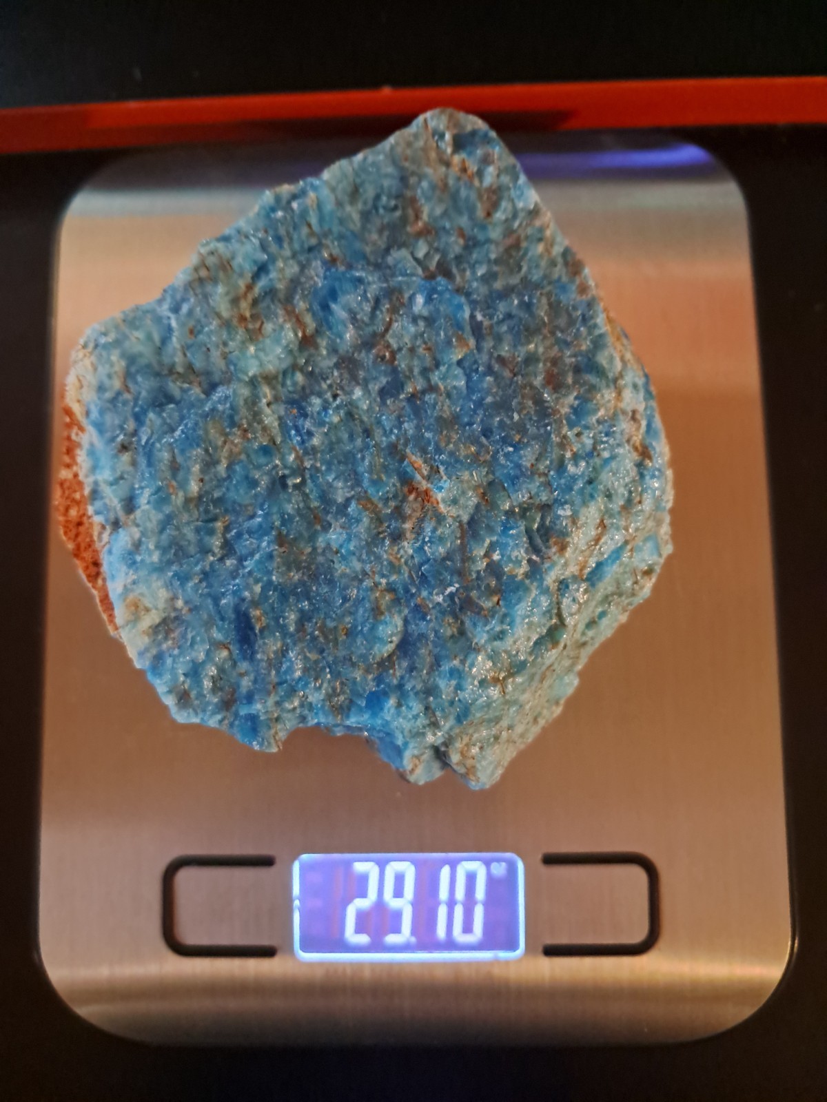 Specimen Rare Chrysocolla Gem Silica 29.10oz Very Rare Beautiful Piece Raw