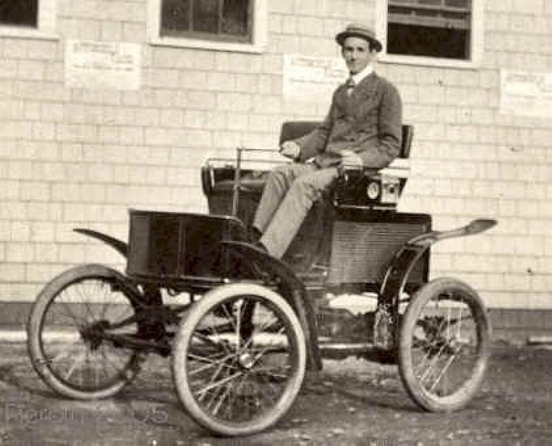 1901 First Electric Car 8 x 10 Photo Vintage Retro
