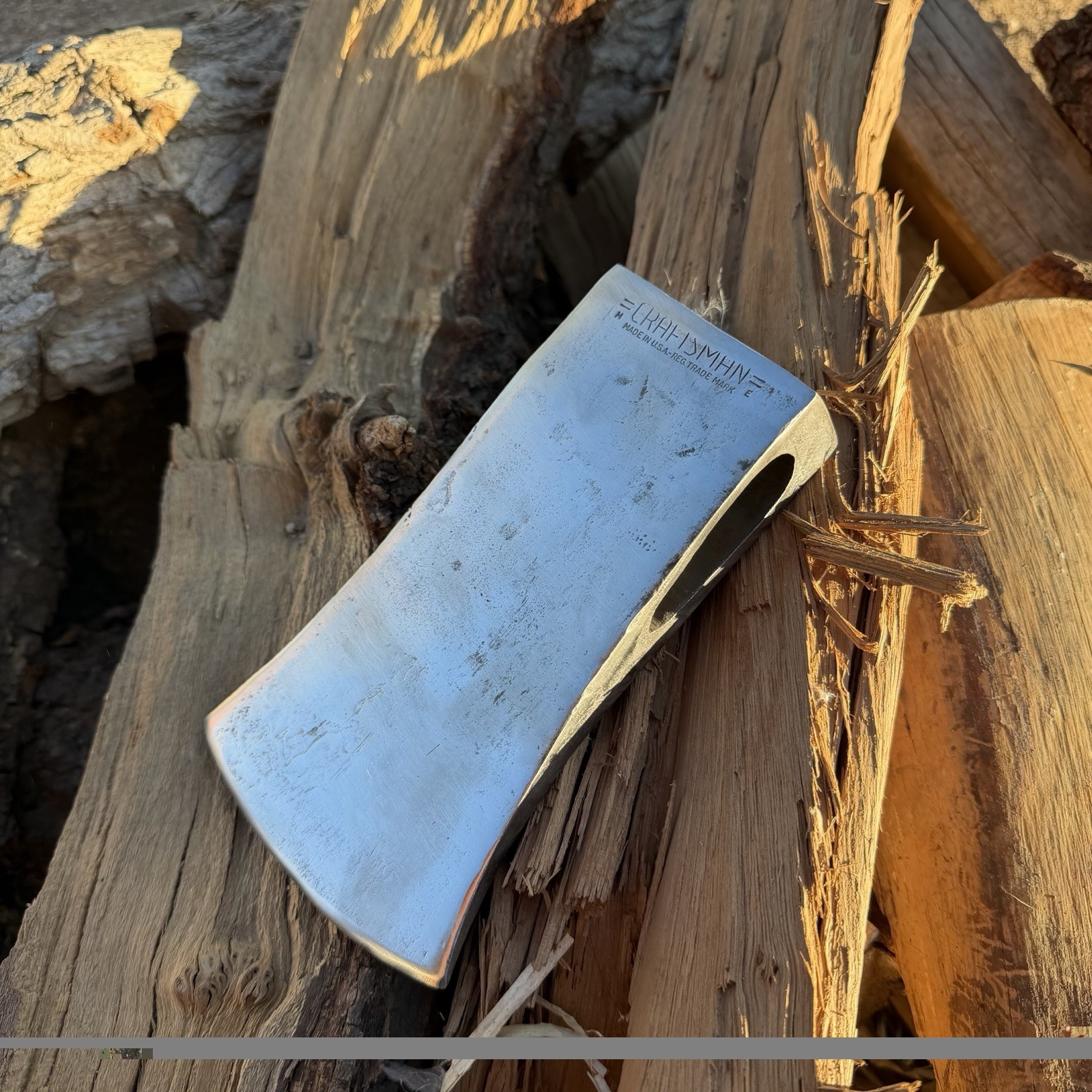 Vintage =CRAFTSMAN = Axe Head 3-1/2 Lbs M.E Reg.Trademark Made in USA Single Bit