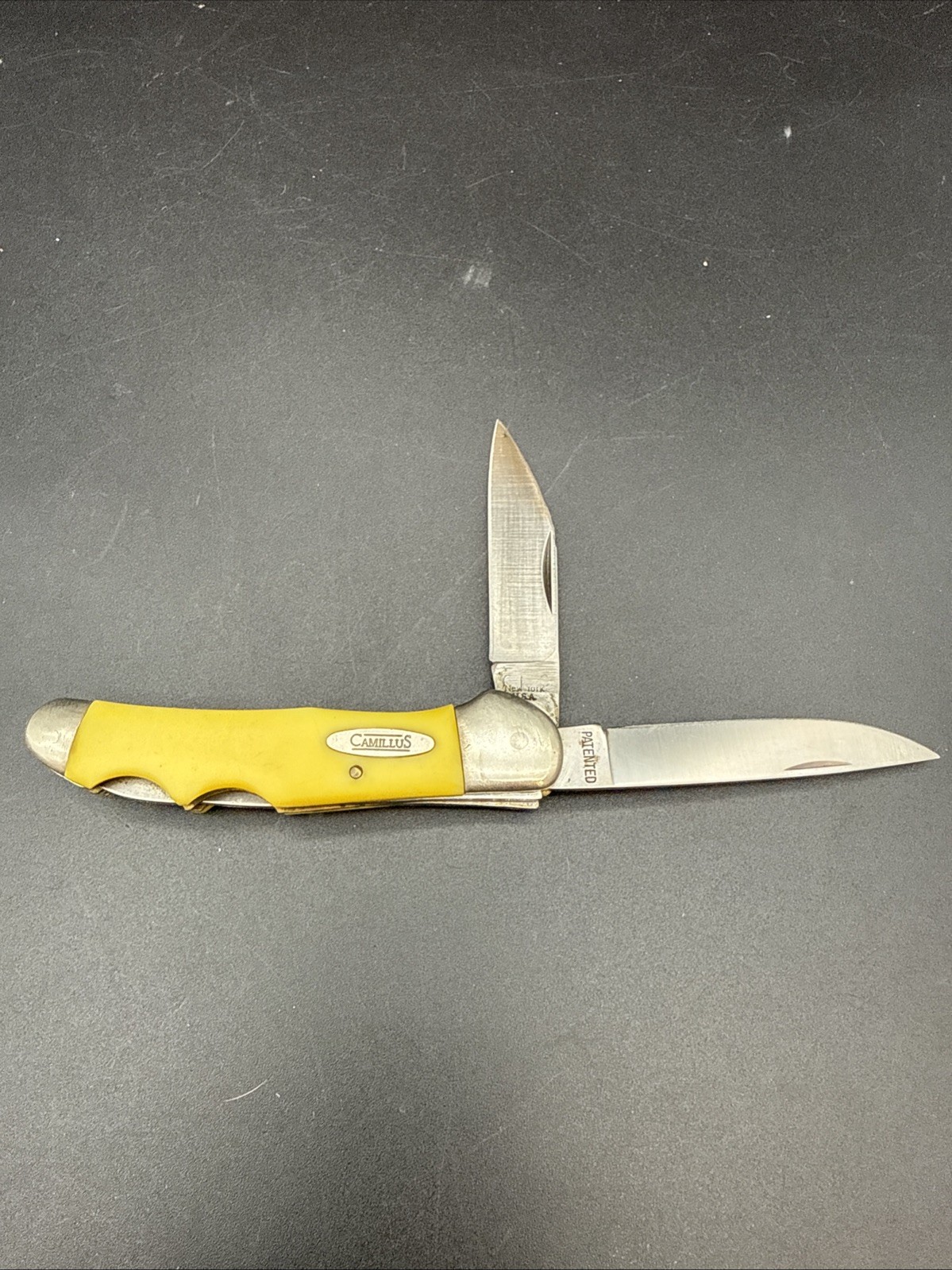 Camillus 707  Double Lock Trapper Folding Knife VINTAGE/RARE