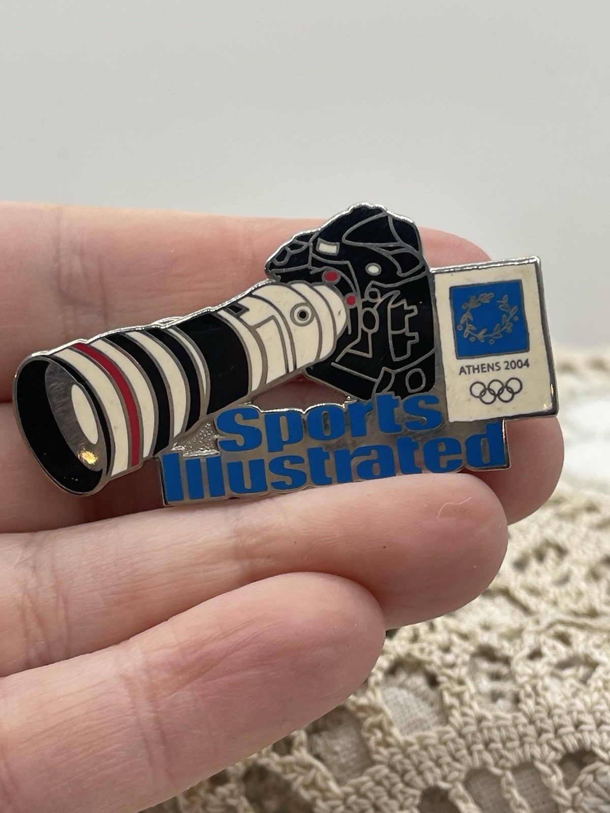 2004 Athens Sports Illustrated Olympic Pin Badge