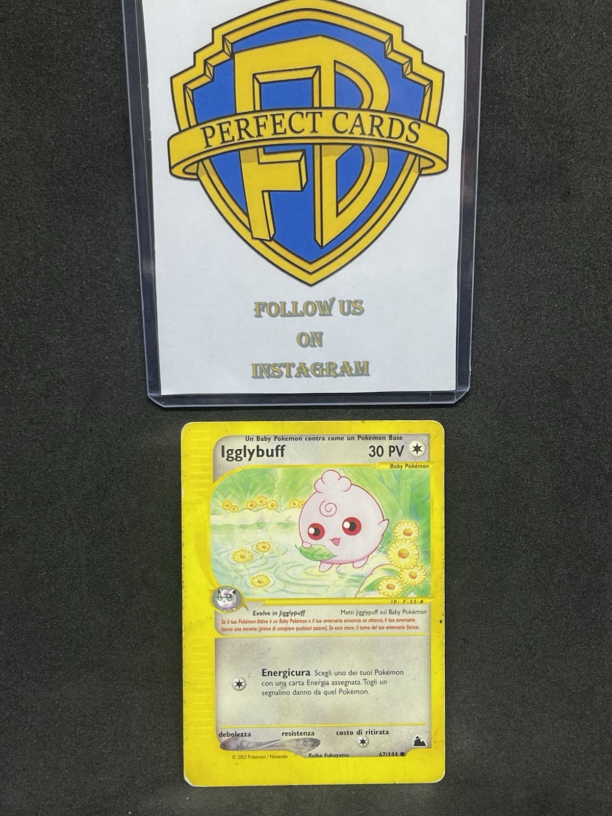 POKÉMON SKYRIDGE IGGLYBUFF COMMON 67/144 PL ITA