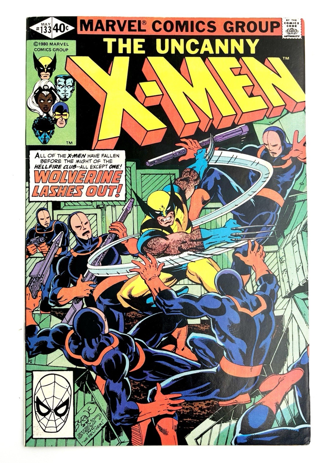 Uncanny X-MEN #133 1980 8.0 VF 🔑 1st Senator Robert Kelly 1st Wolverine Solo