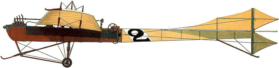 Antoinette III France Pioneer Airplane Wood Model Replica Large 