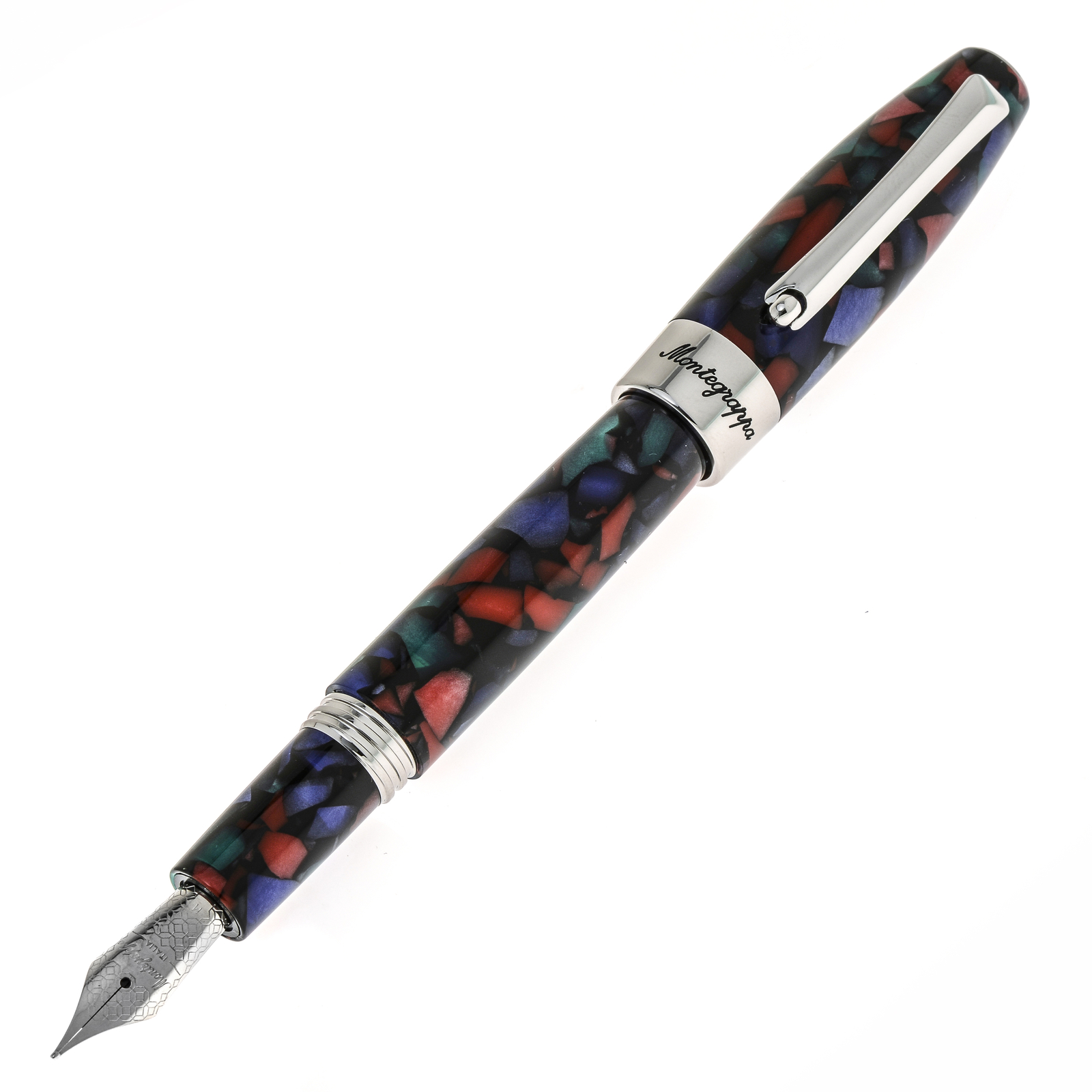 Montegrappa Fortuna Mosaico Aurora Fountain Pen ISFOBIK