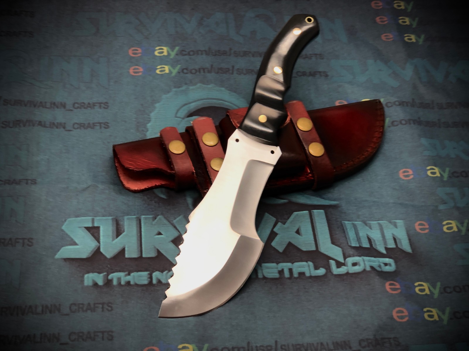 Tom Brown Tracker knife Replica The Hunted Prop Knife,swiss saw tracker knife