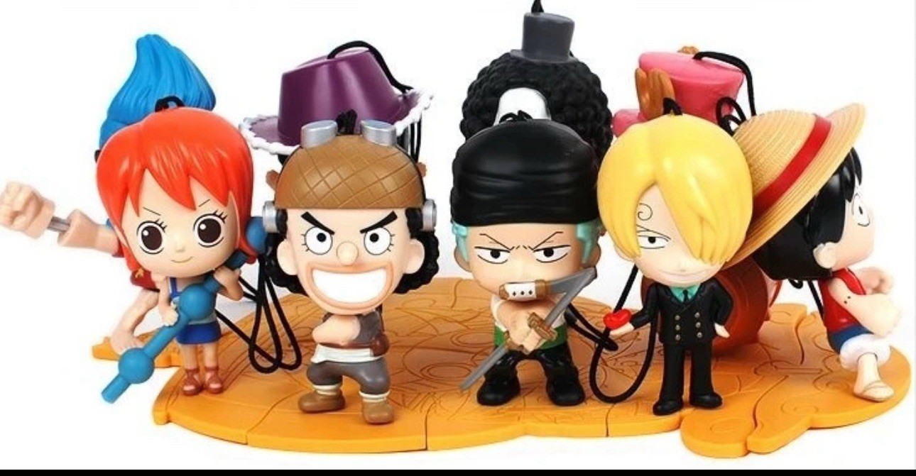 McDonald's One Piece Happy Meal Toys Complete Set 9 Figures Sealed Official⁠