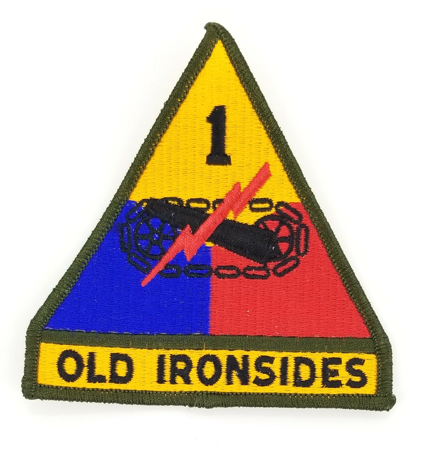 Army Issue Original 1st Armored Division Patch Old Ironsides Full Color USGI