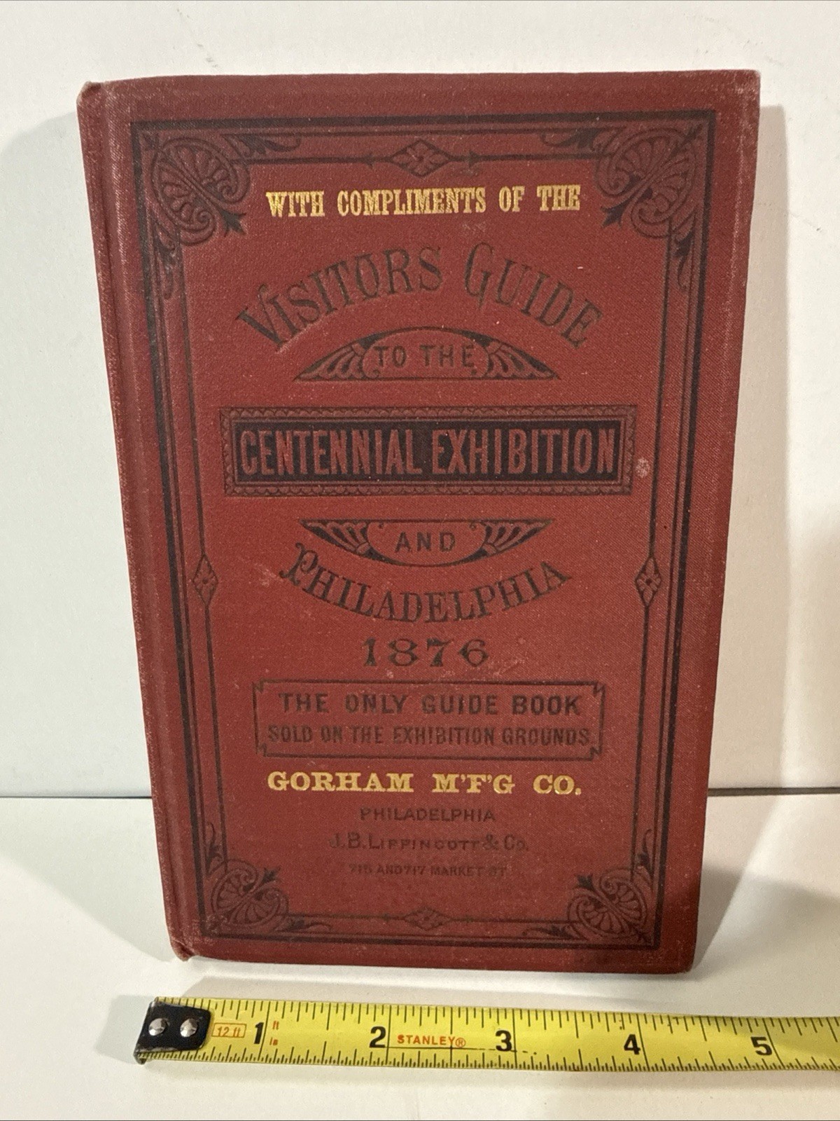 1876 Philadelphia Centennial Exhibition Visitors Guide Compliments Gorham Silver