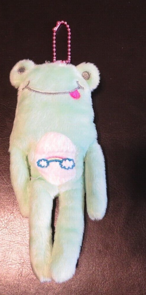 Flan softy mascot green Frog Amuse 5.5\ Flan softy mascot green Frog Amuse 5.5\