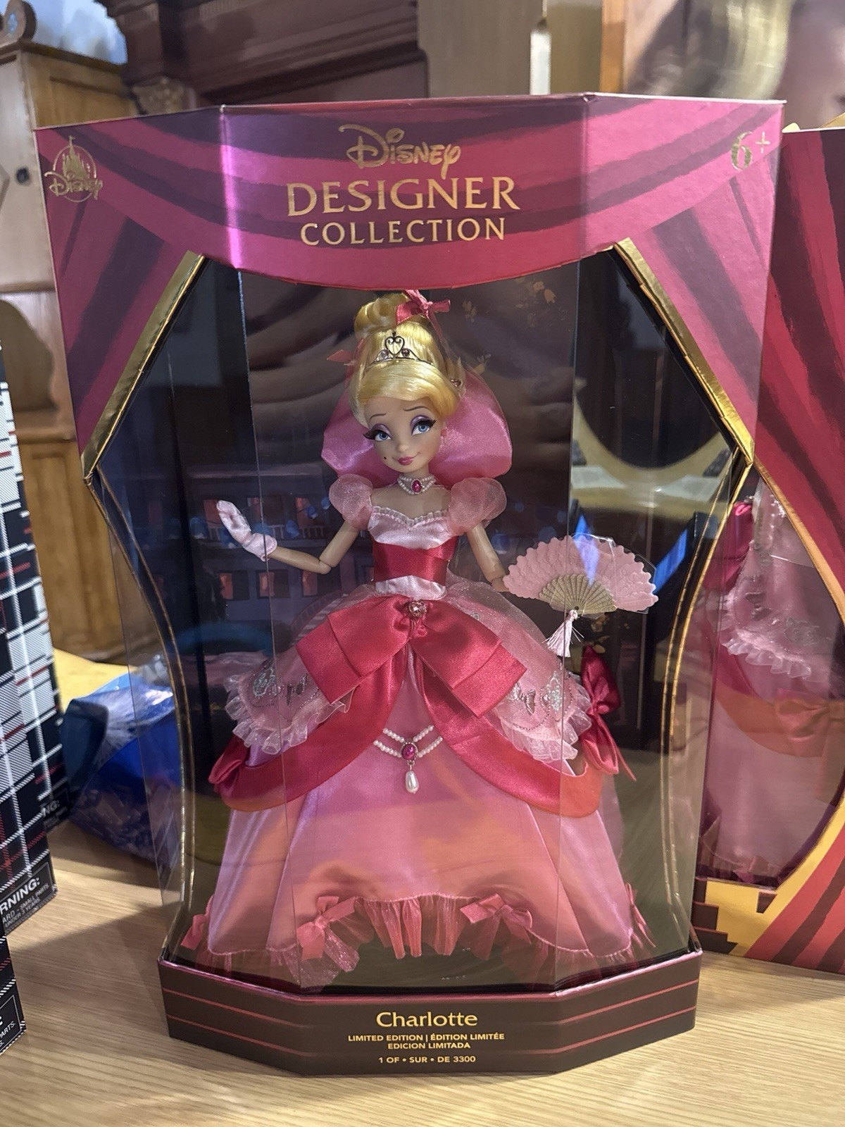 2026 Disney Designer Collection Princess & the Frog Charlotte Doll NEW IN HAND