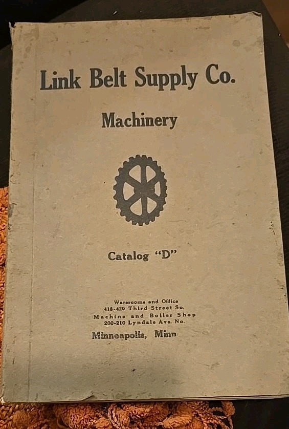 1914 LInk Belt Supply Co Price Guide, Catalog \