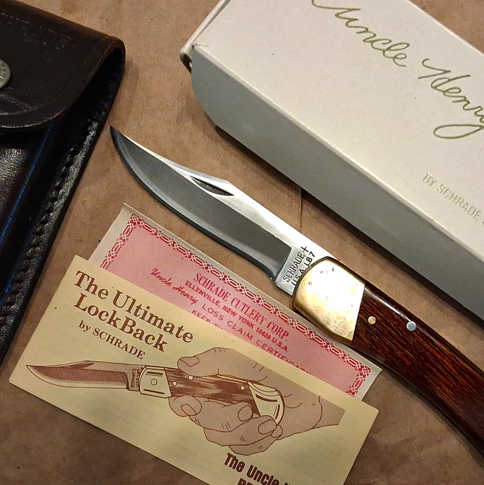 Vintage NIB Schrade Uncle Henry Bear Paw 1981