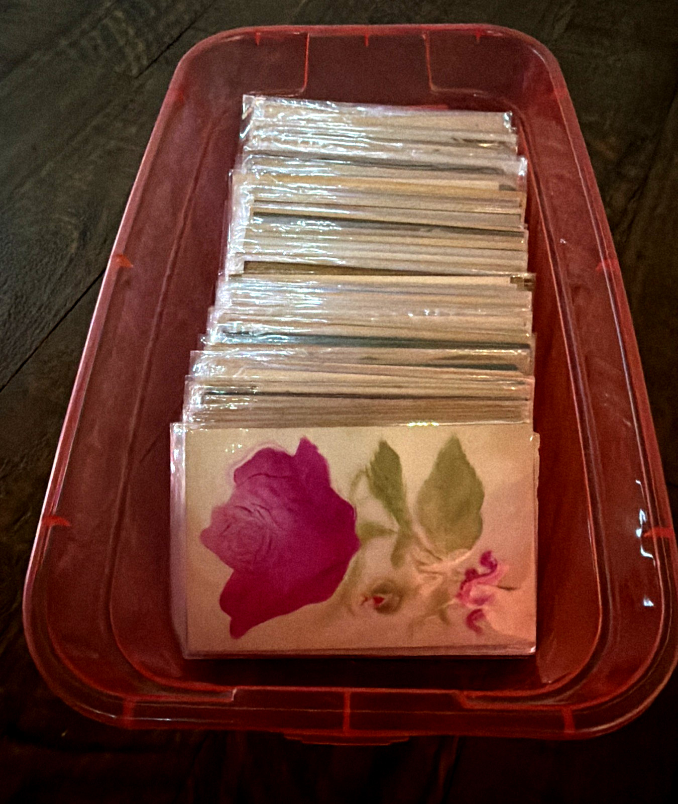 Huge~Estate-Lot-of 110 +~Airbrushed~Velvet~Embossed~Antique~Greetings-Postcards~