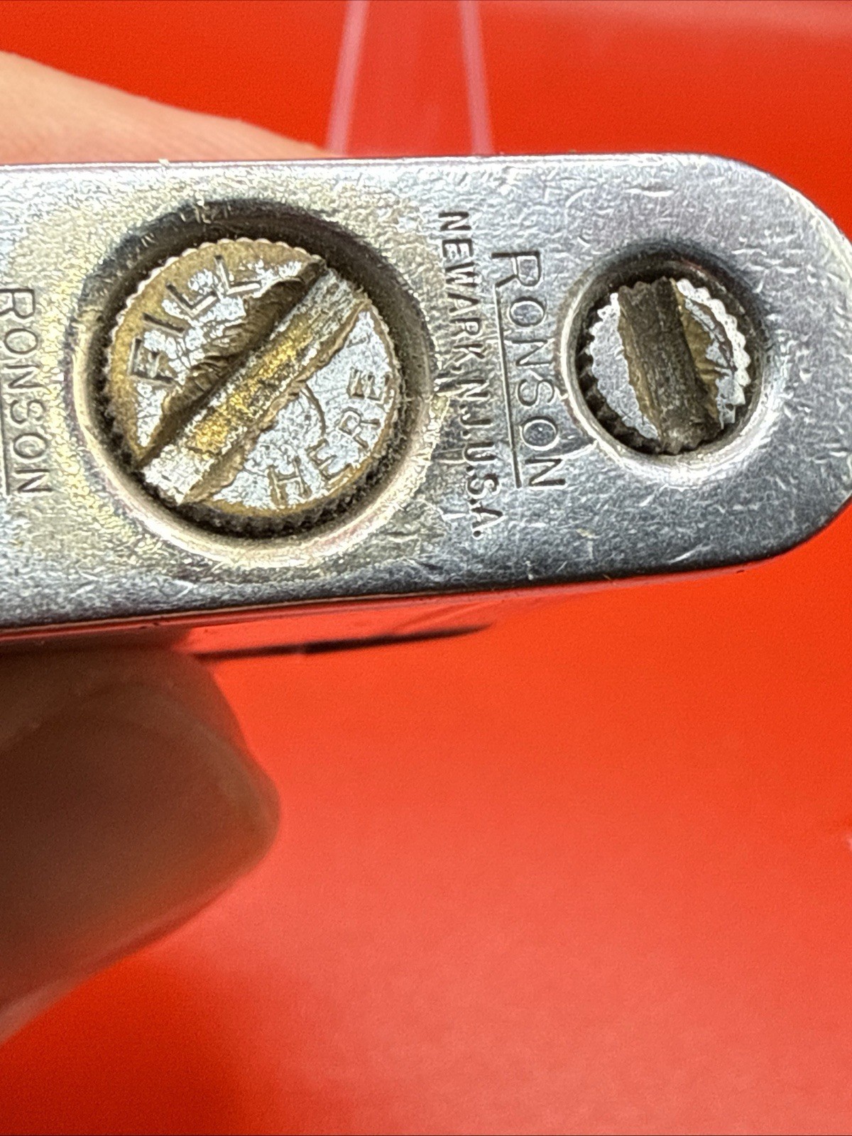 Vintage Ronson WHIRLWIND CHROME CIGARETTE LIGHTER 