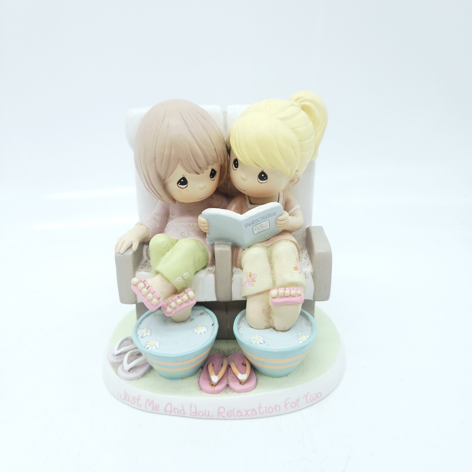Precious Moments Just Me and You Relaxation for 2 Figurine Spa Collection Precious Moments Just Me and You Relaxation for 2 Figurine Spa Collection