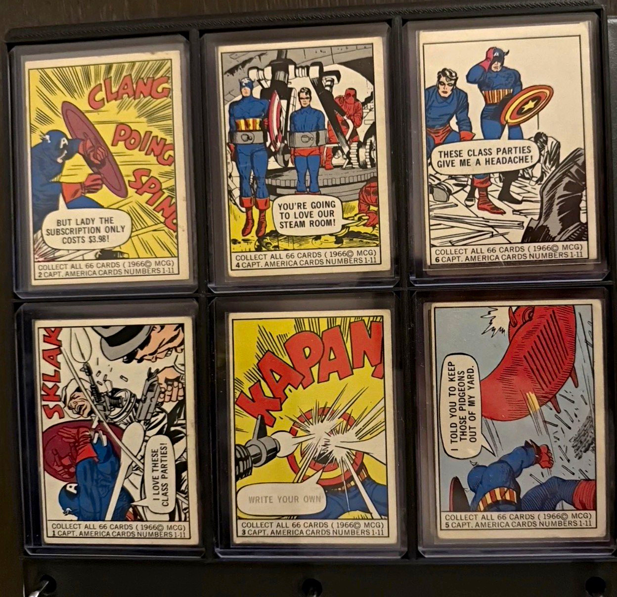 1966 Donruss Marvel Super Heroes Near Complete 65/66 Card Set (-Spider-Man #34)