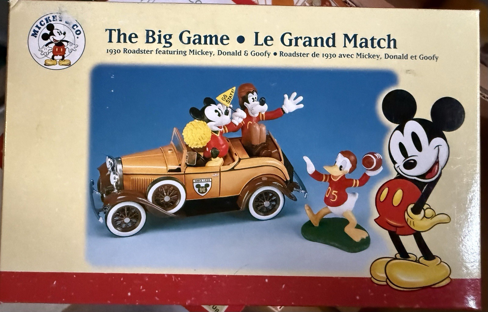 DISNEY ERTL CAR MICKEY & FRIENDS “ BIG GAME “ Limited Edition 