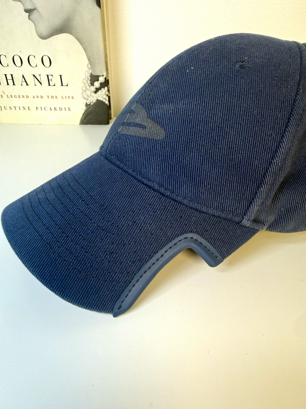 Balenciaga 3B Stencil Cap in \'Washed Blue\' - Brand New - AUTHENTIC