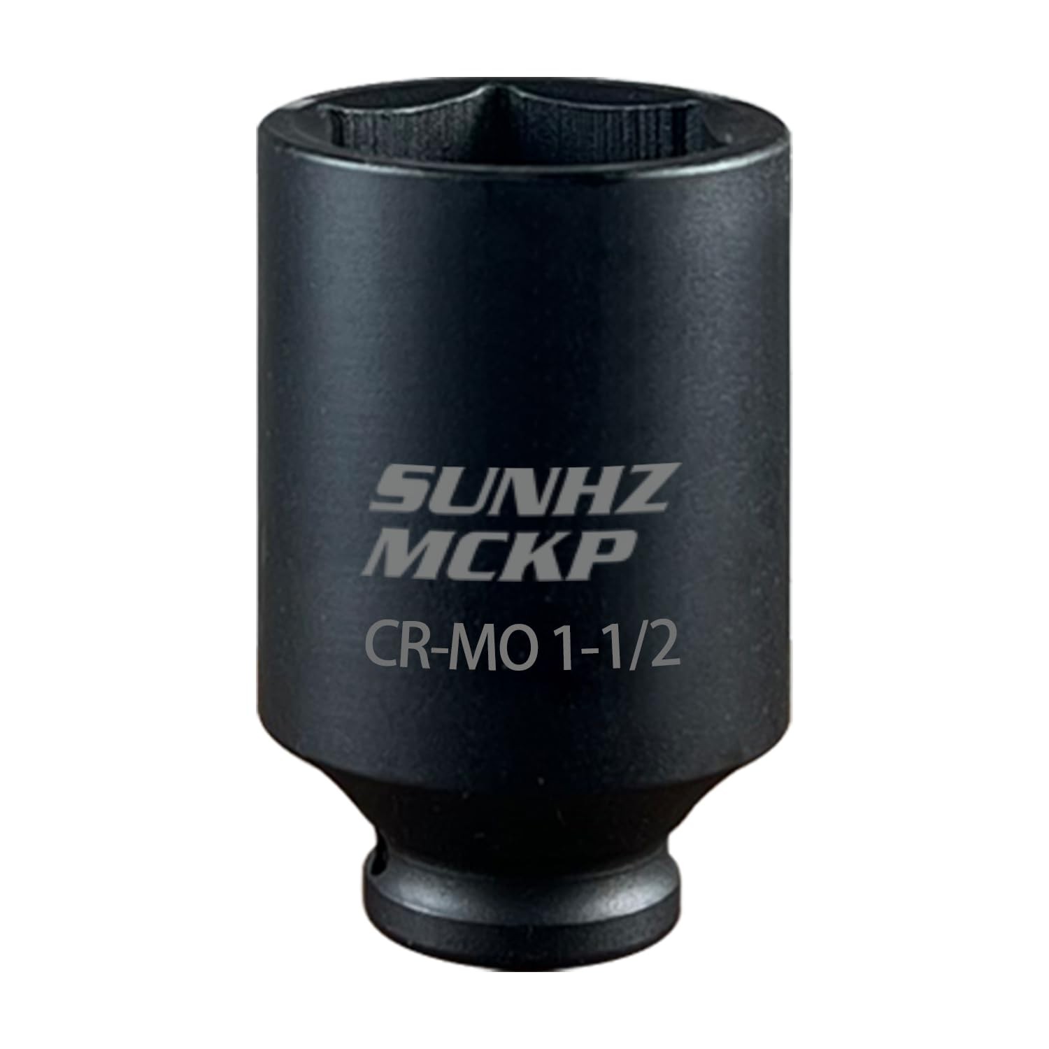 1/2 inch Deep Drive Impact Socket SAE 1-1/2 CR-MO 6 Point Axle Nut Socket