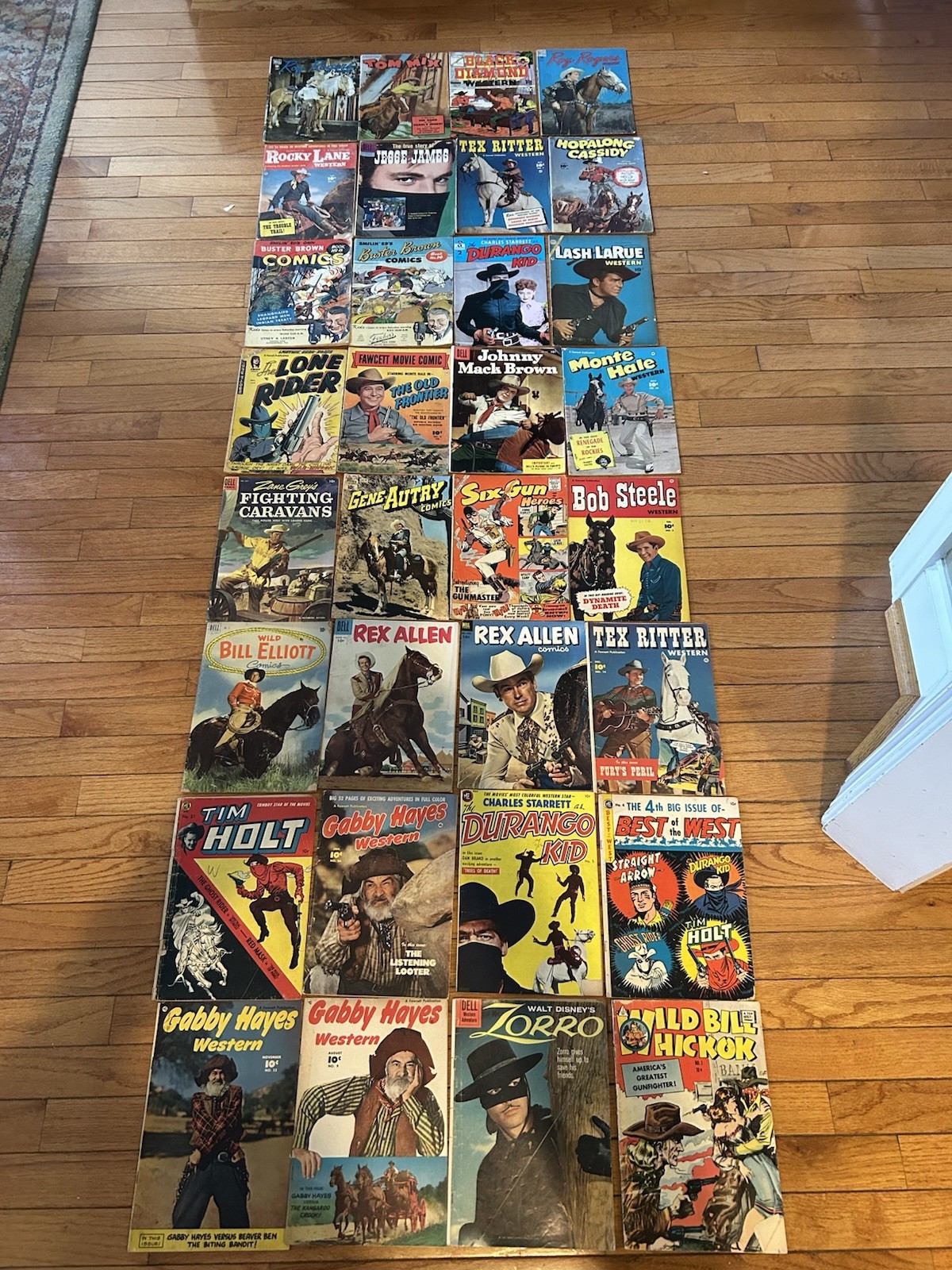 Vintage Western Dell Fawcett Buster Brown AC Wild Bill Zorro Tom Mix Lot Of 32