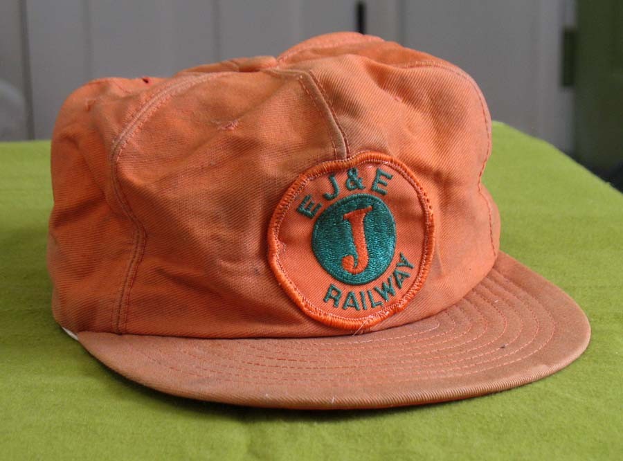 Authentic 1970s Erie, Joliet and Eastern Railroad Conductors Cap -(NOT REPRO)