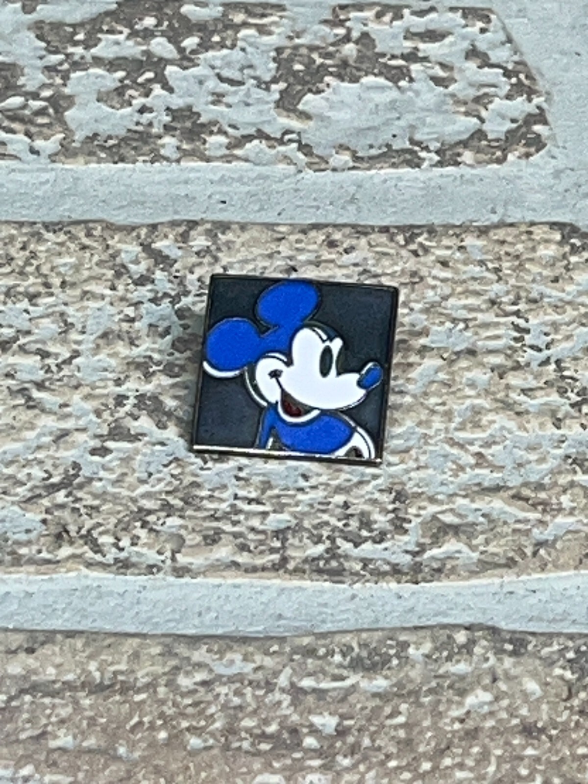 Vintage Disney Acme Studios Mickey Mouse Andy Warhol Enameled Pin 1994 Blue