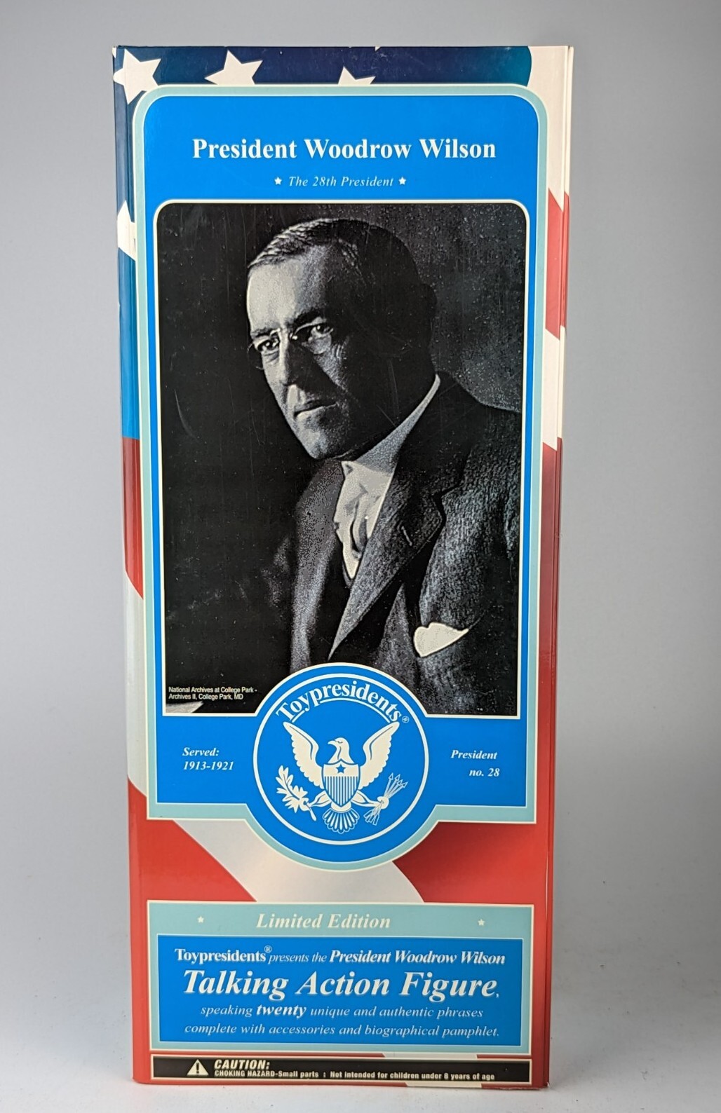 RARE President Woodrow Wilson Limited Edition Figure NEW IN THE BOX 